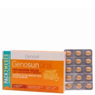 Genove Genosun Oral 60 Comprimidos Reparador Solar Pack Dos Meses