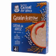 Gerber Cereales Crema de Arroz Sin Gluten Estuche 250 g Nestlé