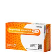 Ibuprofeno Pensavital 400mg 20 Comprimidos Recubiertos