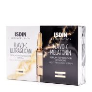 Isdinceutics Flavo C Ultraglican 10 Ampollas+Flavo C Melatonin 10 Ampollas Pack Isdin               