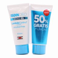 Isdin Deo Lambda Control Desodorante Crema Alcohol Free 50ml x 2 Duplo 50%Dto 2ªUd
