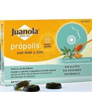 Juanola Própolis con Miel y Zinc 24 Pastillas