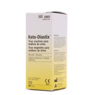 Keto-Diastix Tiras Reactivas Para Análisis de Orina Glucosa/Acetona 50 Tiras Ascensia