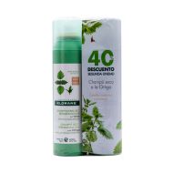 Klorane Champú Seco a la Ortiga Cabellos Castaños o Morenos Pack 2x150ml