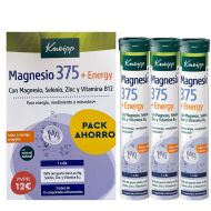 Kneip Magnesio 375 + Energy Triplo 15 Comprimidos x 3 Pack Ahorro