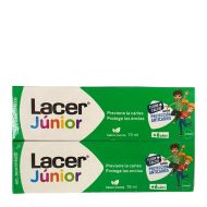 Lacer Junior Gel Dental Menta +6Años 75ml x 2 Duplo
