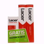Lacer Pack Pasta 125ml x 2+Colutorio 200ml Regalo