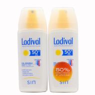 Ladival Piel Sensible Spray Oil Free FPS50+ 150ml x 2 Duplo Piel con Tendencia Acneica