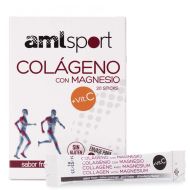 AMLSport Colágeno con Magnesio + Vit C Ana María Lajusticia 20 Sticks Sabor Fresa