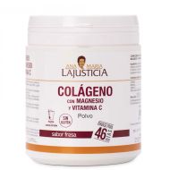 Ana María Lajusticia Colágeno con Magnesio y Vitamina C Polvo Sabor Fresa 350g Envase para 46 Días