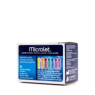 Microlet Lancetas de Colores 25 Lancetas Ascensia