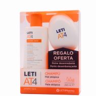 Leti AT4 Champú Piel Atópica Atopic Skin 250ml+Cepillo Desenredante