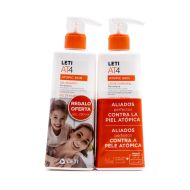 Leti AT4 Leche Corporal Atopic Skin 250ml+Gel de Baño 250ml de Regalo Pack