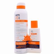 Leti AT4 Defense Spray Atopic Skin SPF50+ 200ml+Gel de Baño 100 ml de Regalo