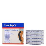 Leukotape K Cinta Kinesiológica Negra 5cm x 5m