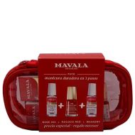 Mavala Pack Manicura Duradera en 3 Pasos Color Rococo Red 156