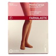 Farmalastic Media Larga RP Blonda Compresión Fuerte Beige 1Ud