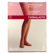 Farmalastic Media Larga G Blonda Compresión Fuerte Beige 1Ud