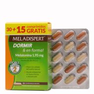 Meladispert Dormir y en Forma 30 Comprimidos Bicapa + 15 Gratis