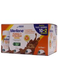 Meritene Fuerza y Vitalidad Drink Sabor Chocolate 12 Botellas X 125 ml Pack