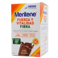 Meritene Fuerza y Vitalidad Fibra Chocolate 14 Sobres para Batido Sabor Chocolate Nestlé