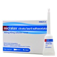 Micralax Enema 4 Microenemas Solución Rectal