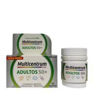 Multicentrum Adultos 50+ 30 Comprimidos                                                                                             