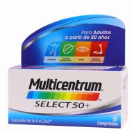 Multicentrum Select 50+ 90 Comprimidos 