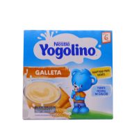 NESTLE YOGOLINO 4 envases 100 gr sabor galleta desde 6 meses