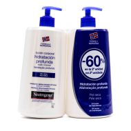 Neutrogena Loción Corporal Hidratación Profunda 2x750ml 2ªUd 60%Dto