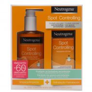 Neutrogena Spot Controlling Hidratante  Oil Free 50ml + Limpiador Facial Diario 200ml Pack