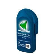 Nicorette Supermint 2 mg 20 Comprimidos para Chupar