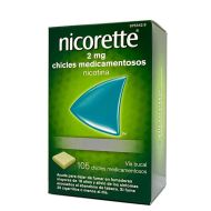 Nicorette 2 mg 105 Chicles Medicamentosos