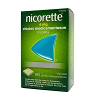 Nicorette 4 mg 105 Chicles Medicamentosos Nicotina