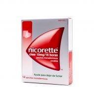 Nicorette Clear 10mg/16 horas Parches Transdérmicos Nicotina