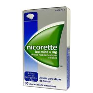 Nicorette Ice Mint 4 mg 30 Chicles Medicamentosos      