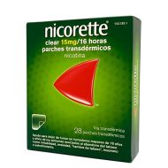 Nicorette Clear 15 mg/ 16 horas 28 Parches