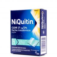 NiQuitin Clear 21mg/24h 7 parches transdérmicos Nicotina