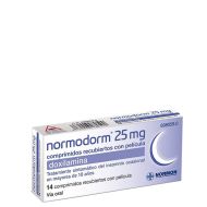Normodorm Doxilamina 25mg 14 Comprimidos Recubiertos   