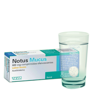 Notus Mucus 600mg 20 Compimidos Efervescentes Sabor Limón