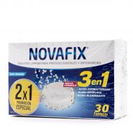 Novafix Tabletas Limpiadoras Prótesis y Ortodoncia 3 en 1 30Uds