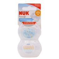 Nuk FreeStyle Chupete Silicona con Porta Chupete 0-6M 2 Chupetes