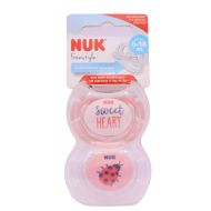 Nuk FreeStyle Chupete Silicona con Porta Chupete 6-18M 2 Chupetes