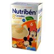 Nutribén 8 Cereales y Miel 4 Frutas 600g