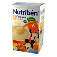 Nutribén 8 Cereales y Miel 4 Frutas 600g