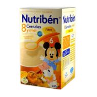 Nutribén 8 Cereales y Miel Fibra 600g