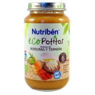 Nutribén ECOpotitos Delicias de Verduras y Ternera 250g