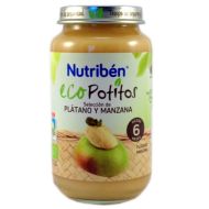 Nutribén ECOpotitos Platano y Manzana 250gr