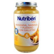 Nutribén Potitos Manzana Naranja, Platano y Galleta 250g