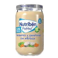 Nutriben Potitos Guisantes y Zanahorias con Merluza 235g 